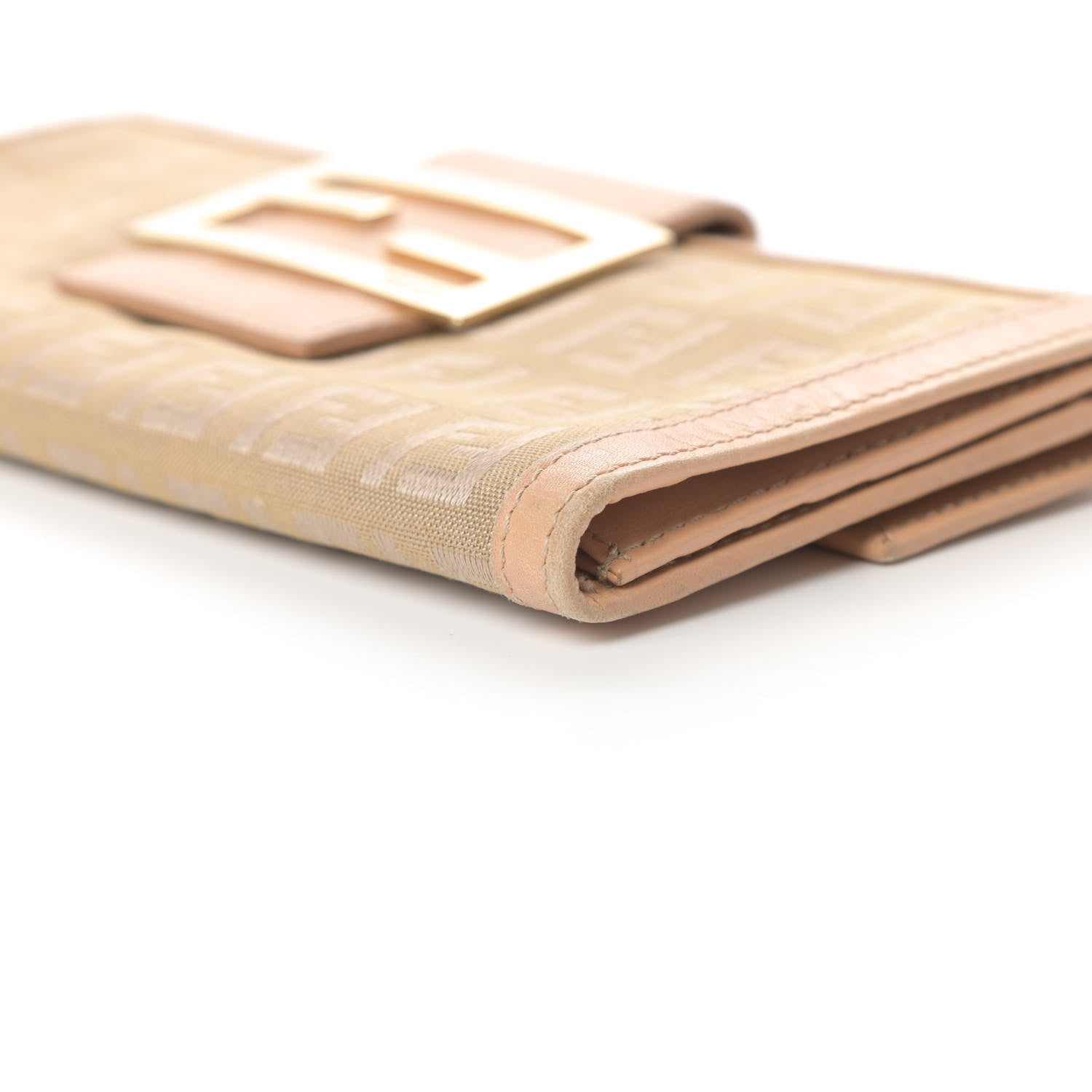 Fendi Zucchino Forever Continental Wallet Beige 12 of 15