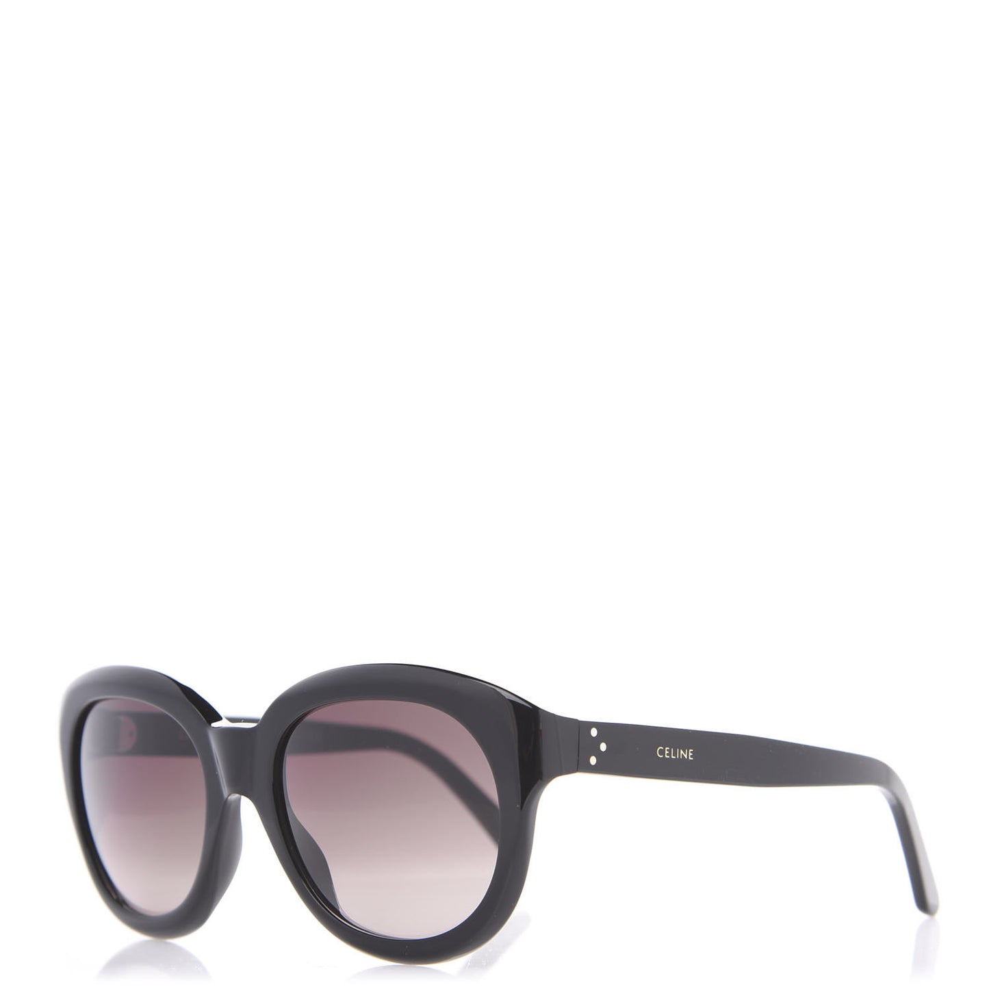 Acetate Round Sunglasses CL400711 Black