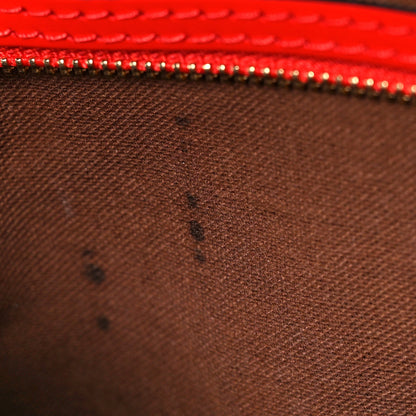 Louis Vuitton Calfskin Monogram Keepall Bandouliere 50 Coquelicot 6 of 9