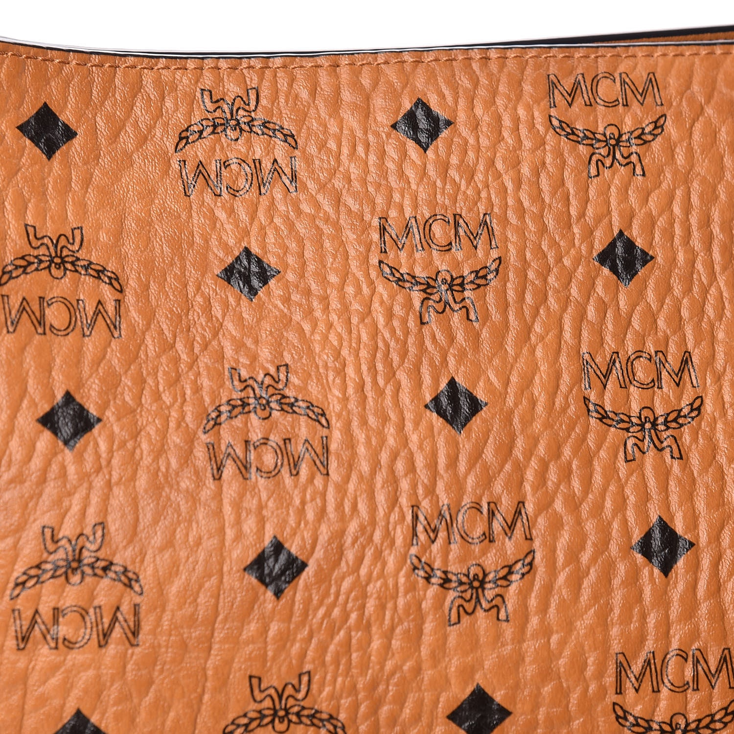MCM Visetos Large Klara Hobo Cognac 14 of 14