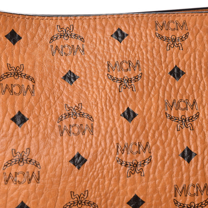 MCM Visetos Large Klara Hobo Cognac 14 of 14