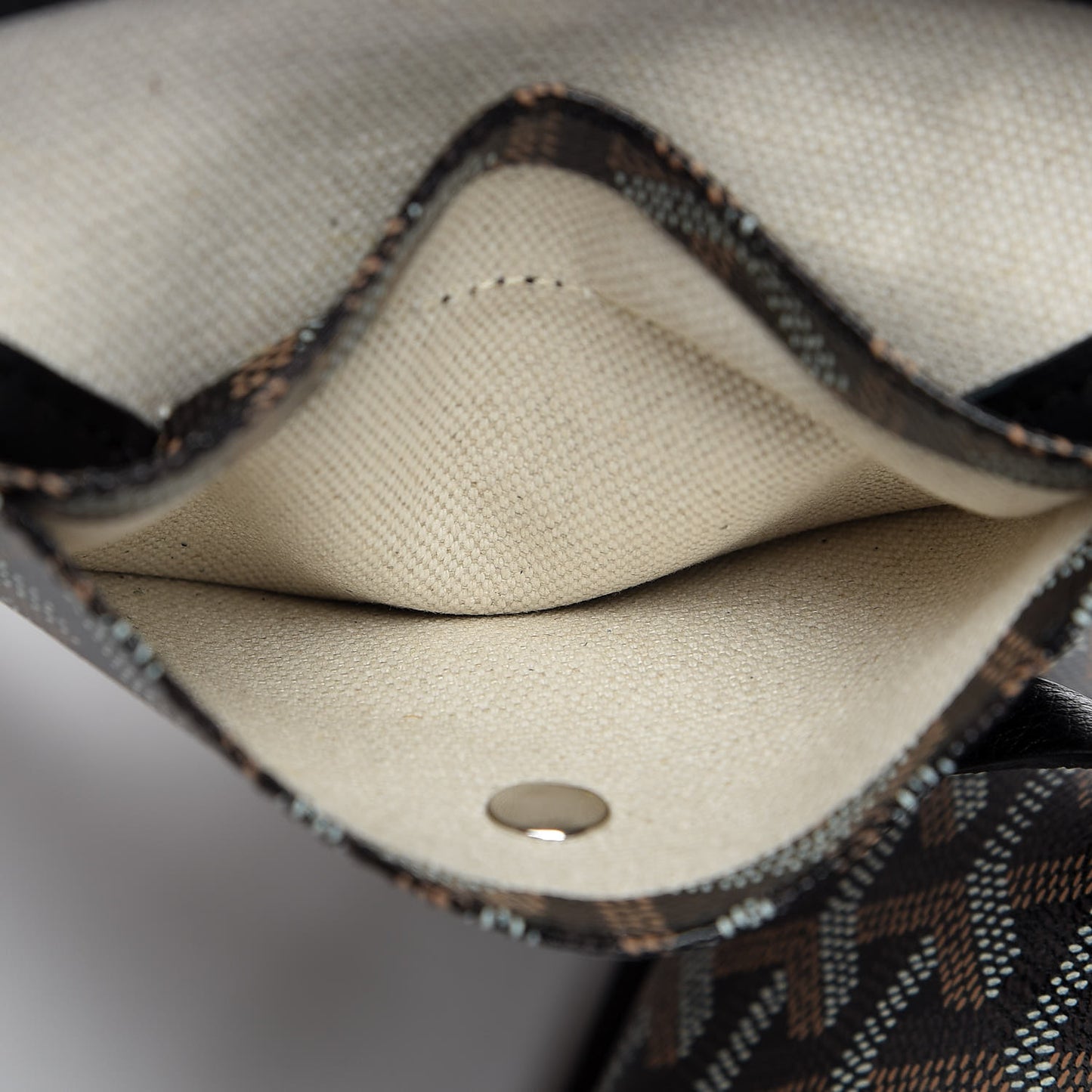 Goyardine Reversible Mini Anjou Black