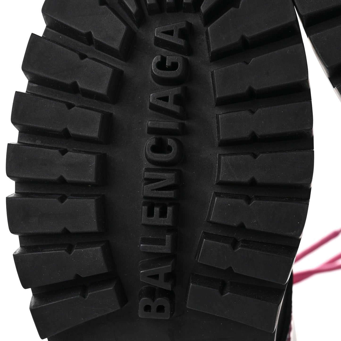 Calfskin Womens Strike 20mm Lace Up Boots 39 Black Fluo Pink