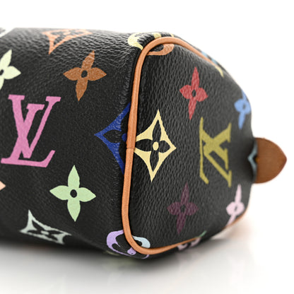 Louis Vuitton Monogram Multicolor Mini Sac HL Speedy Black 9 of 11