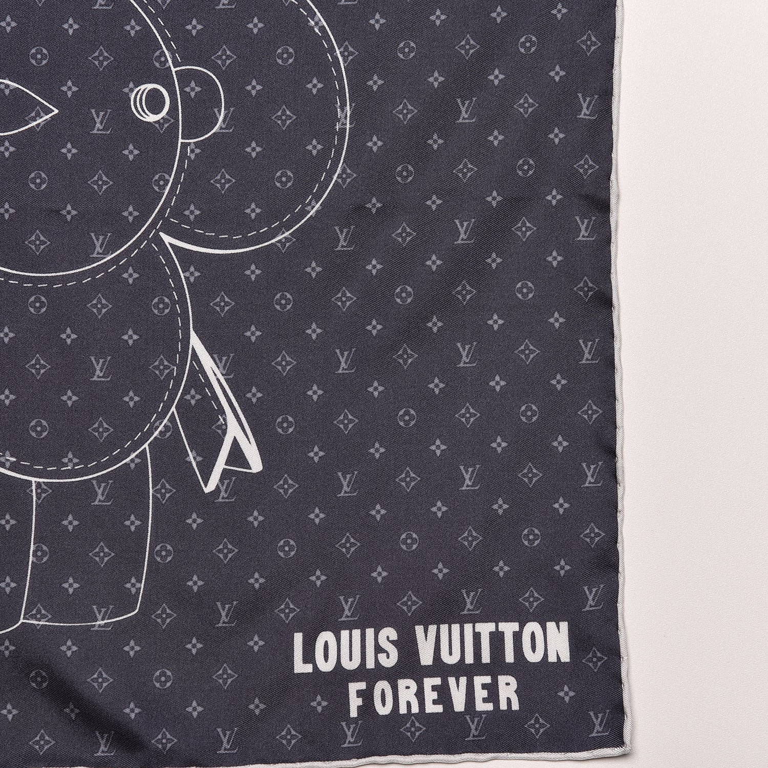 Louis Vuitton Silk Monogram Vivienne Bandana 3 of 7