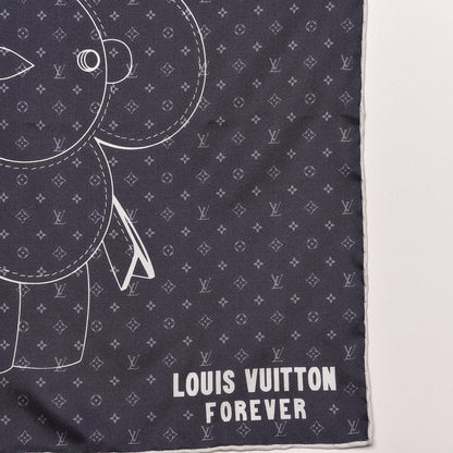 Louis Vuitton Silk Monogram Vivienne Bandana 3 of 7