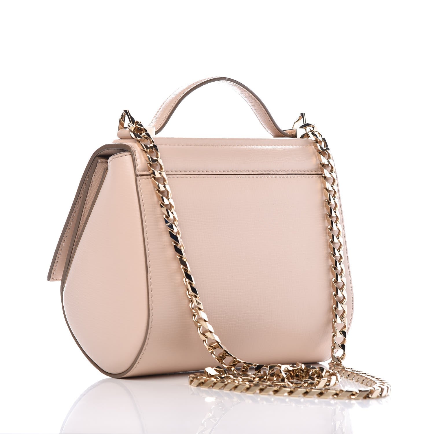 Givenchy Textured Calfskin Mini Pandora Box Chain Crossbody Bag Beige 3 of 7