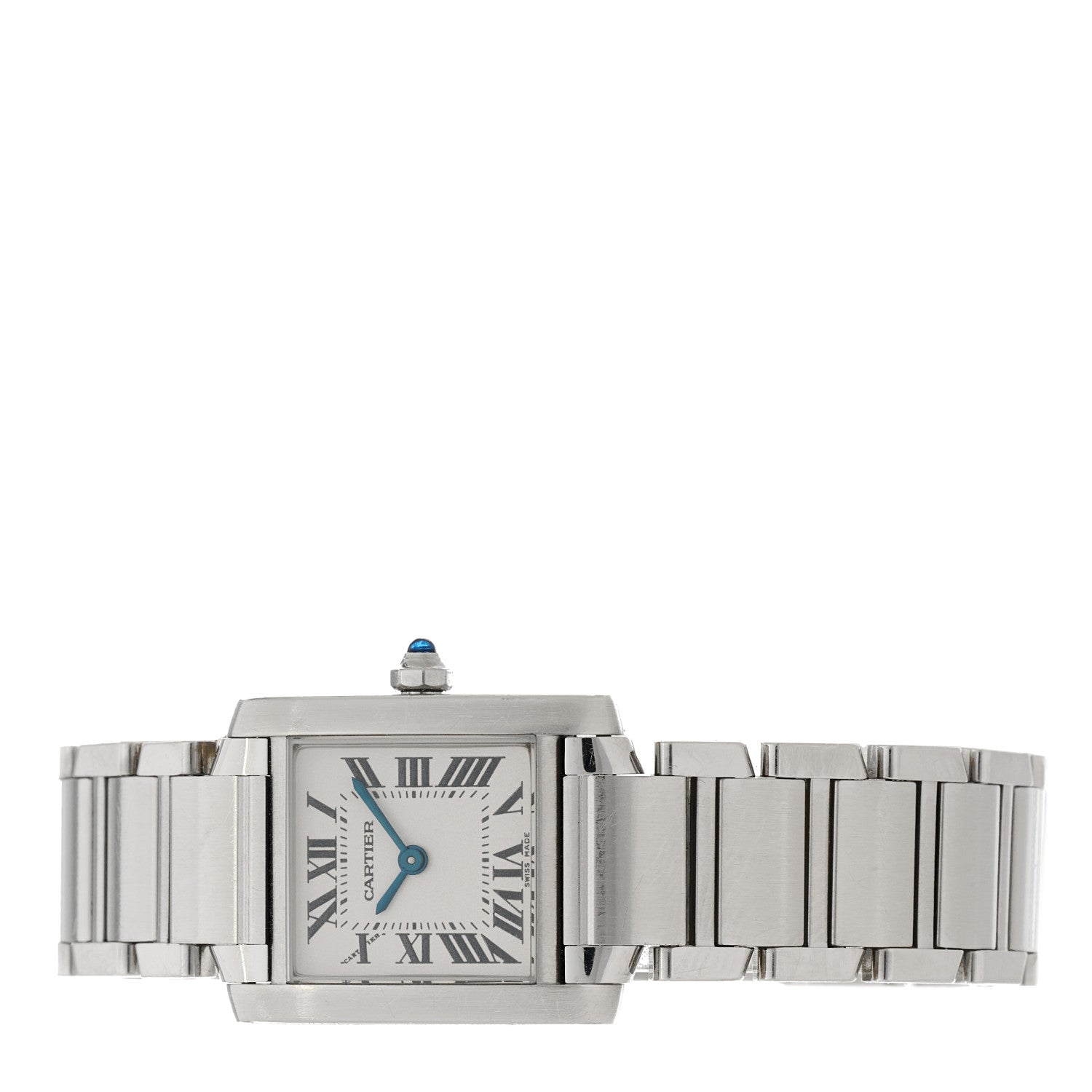 Cartier Stainless Steel 20mm Tank Francaise Quartz Watch 2 of 4