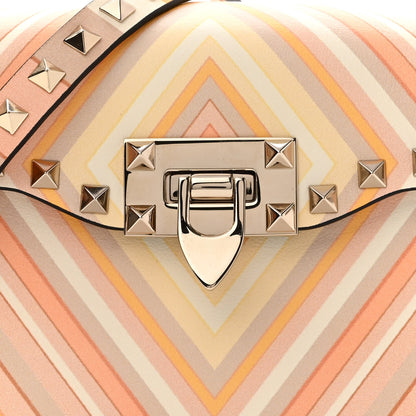 Valentino Garavani Vitello Native Couture 1975 Rockstud Crossbody Bag Mandarin Sorbet 6 of 8