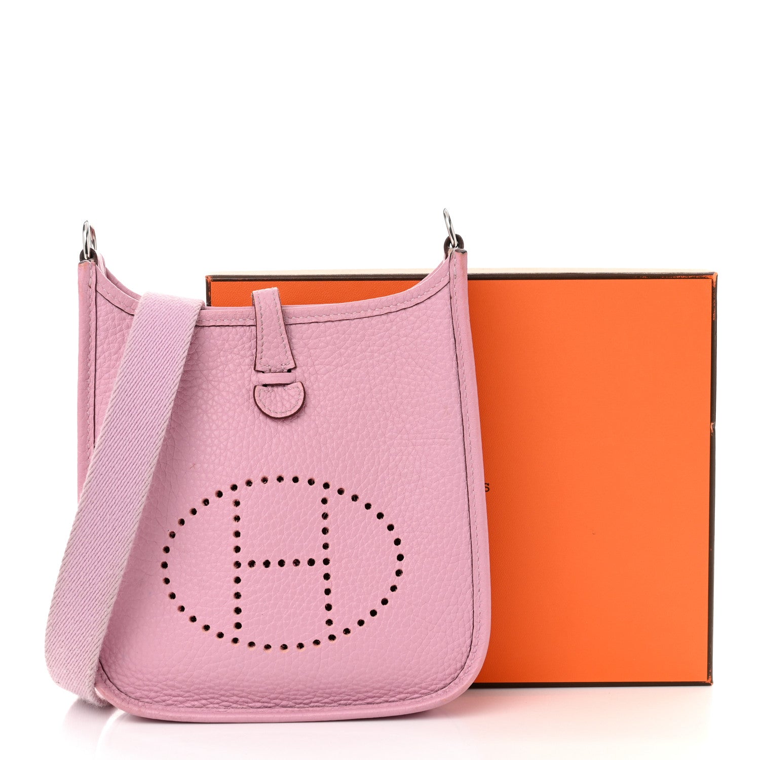 Hermes Taurillon Clemence Evelyne TPM Mauve Sylvestre 12 of 12
