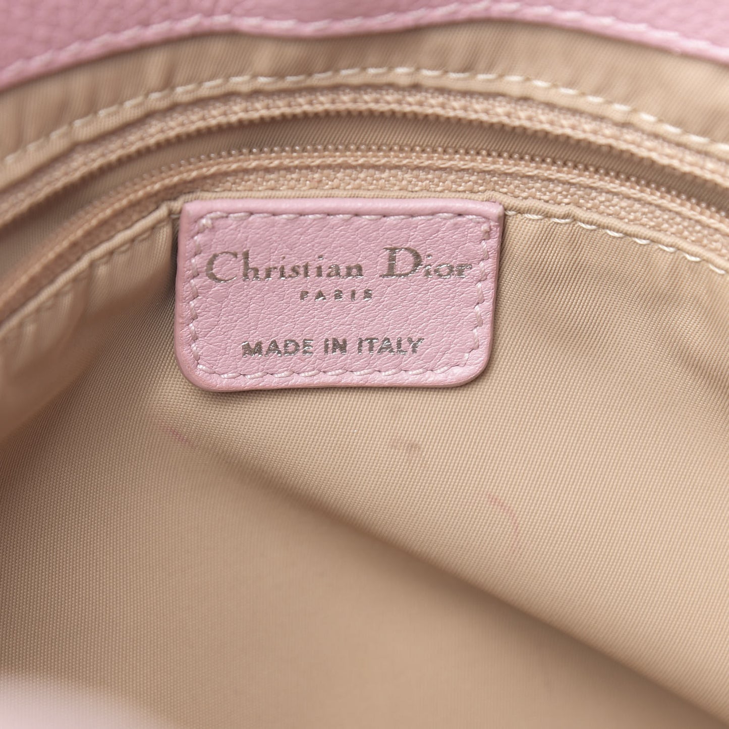 Monogram Tote Pink Beige