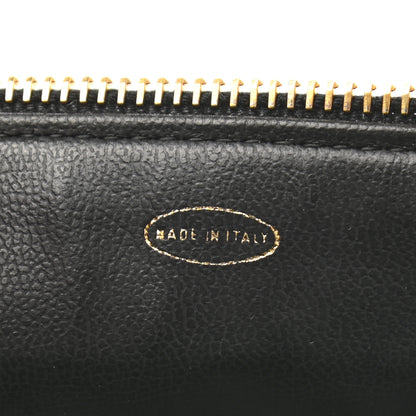 Chanel Lambskin Vanity Cosmetic Case Black 6 of 12