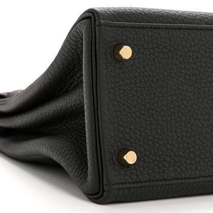 Hermes Taurillon Clemence Kelly Retourne 28 Black 9 of 13