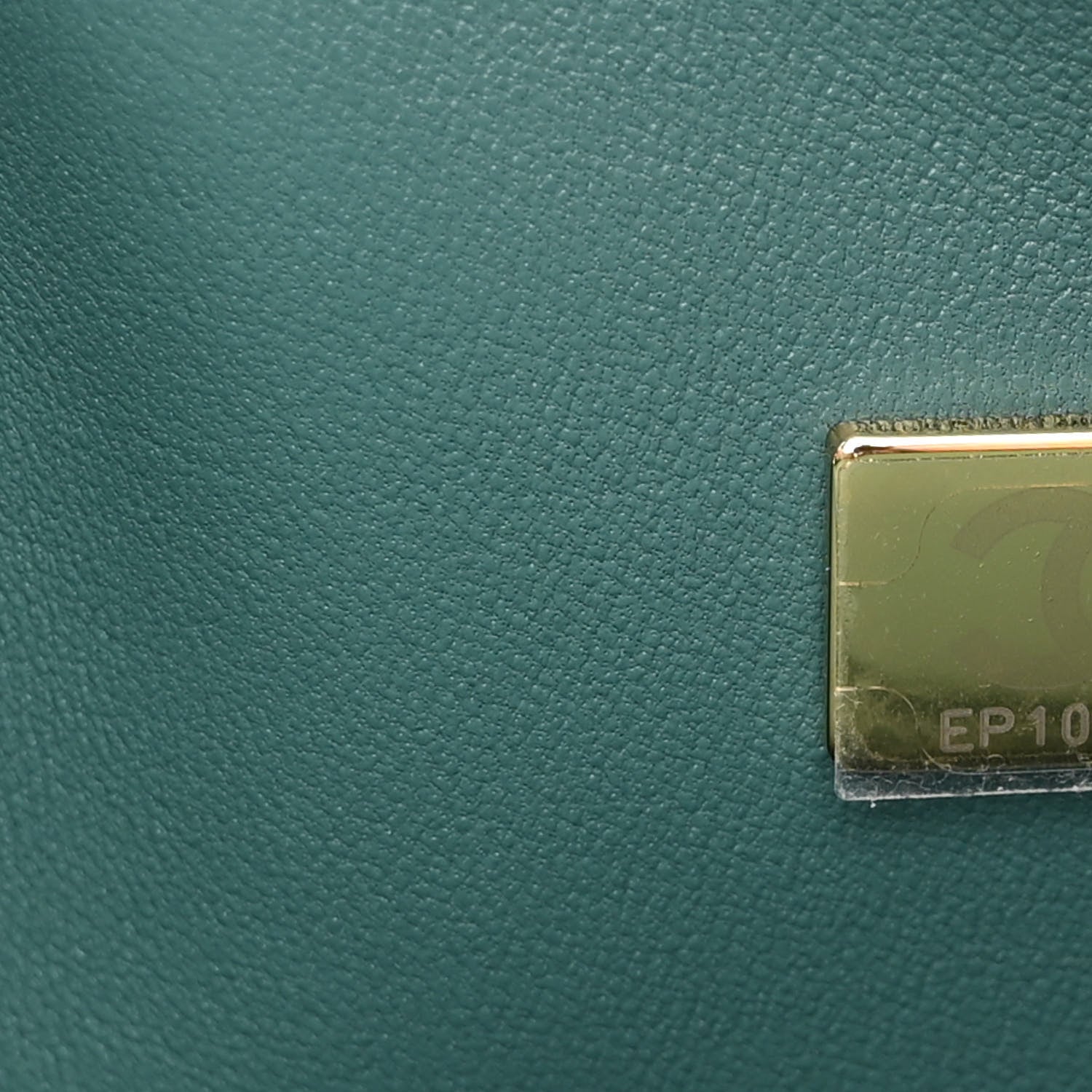 Chanel Lambskin Quilted Jumbo Double Flap Green 7 of 11