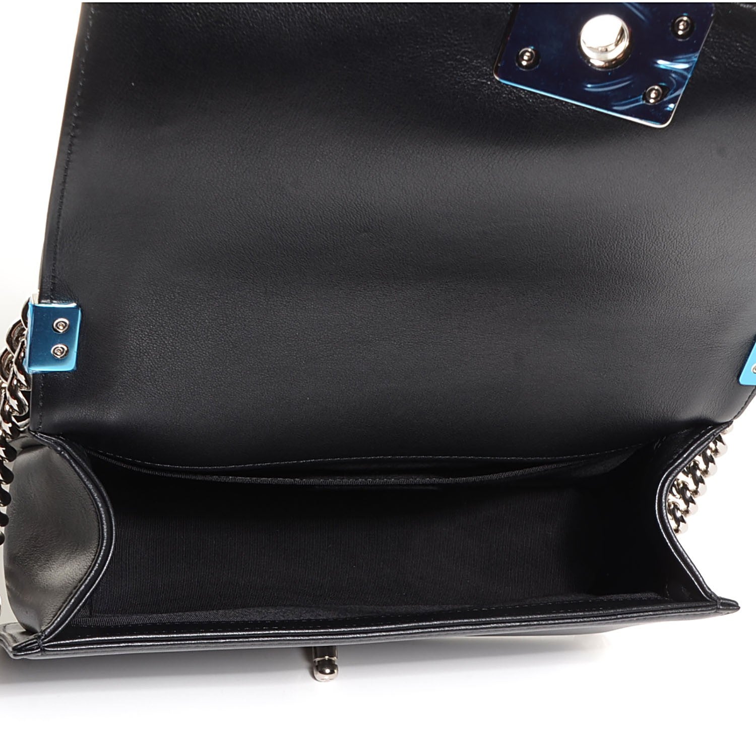 Chanel Calfskin Quilted Medium Boy Flap Black 6 of 9