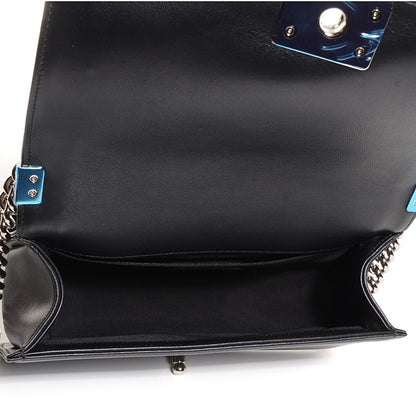 Chanel Calfskin Quilted Medium Boy Flap Black 6 of 9