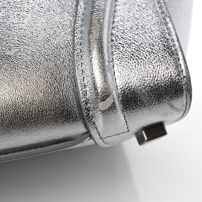 Celine Laminated Lambskin Micro Luggage Silver 15 of 18