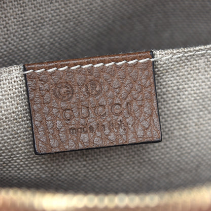 Gucci Monogram Mini Bree Messenger Bag Beige Tabacco 5 of 9
