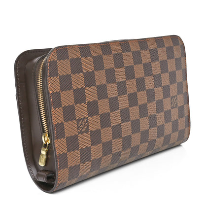 Louis Vuitton Damier Ebene Pochette Saint Louis Clutch 3 of 7