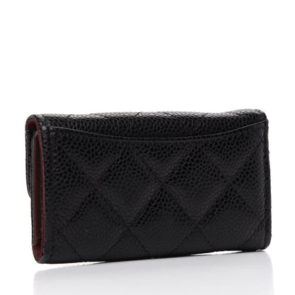Chanel Caviar Quilted 6 Key Holder Black 3 of 9