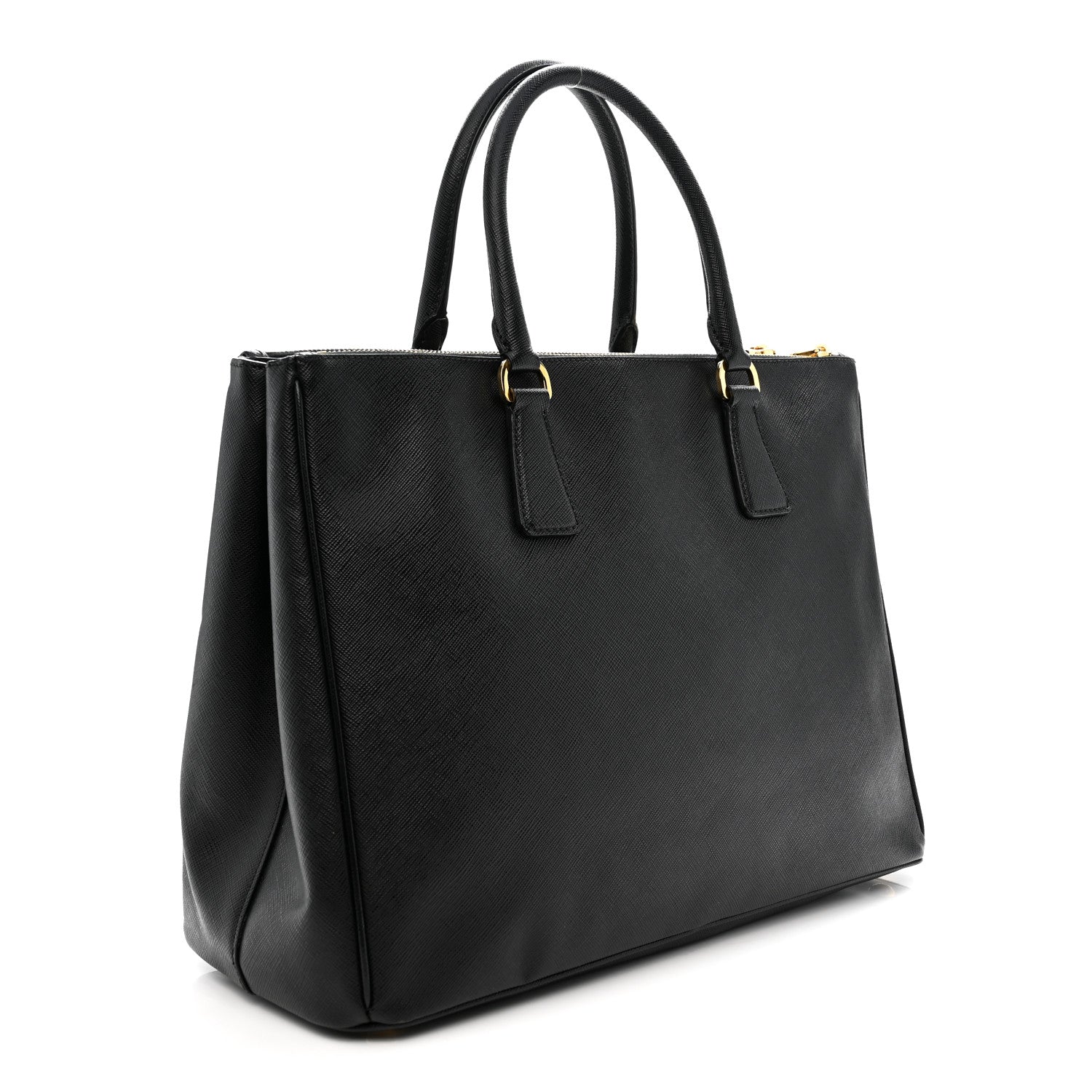 Prada Saffiano Large Galleria Double Zip Tote Black 3 of 14