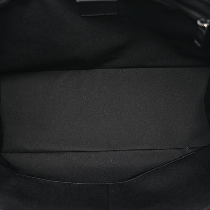 Louis Vuitton Calfskin Shopper Tote MM Black 5 of 9