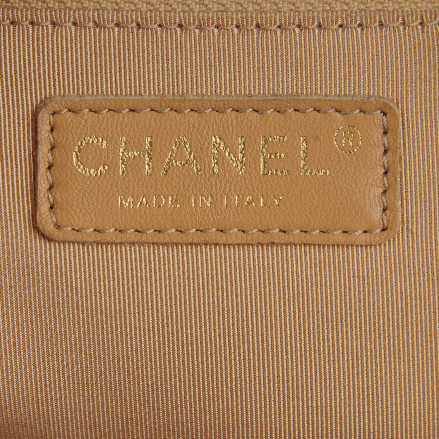 Chanel Calfskin Quilted Large CC Crown Tote Beige 6 of 8