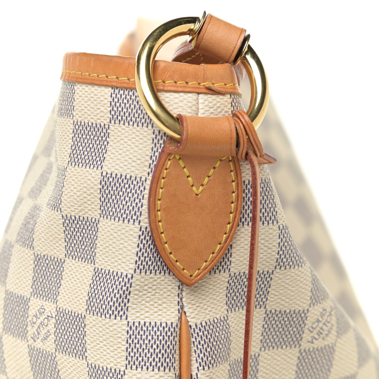 Louis Vuitton Damier Azur Delightful MM Rose Ballerine 12 of 14