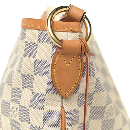 Louis Vuitton Damier Azur Delightful MM Rose Ballerine 12 of 14