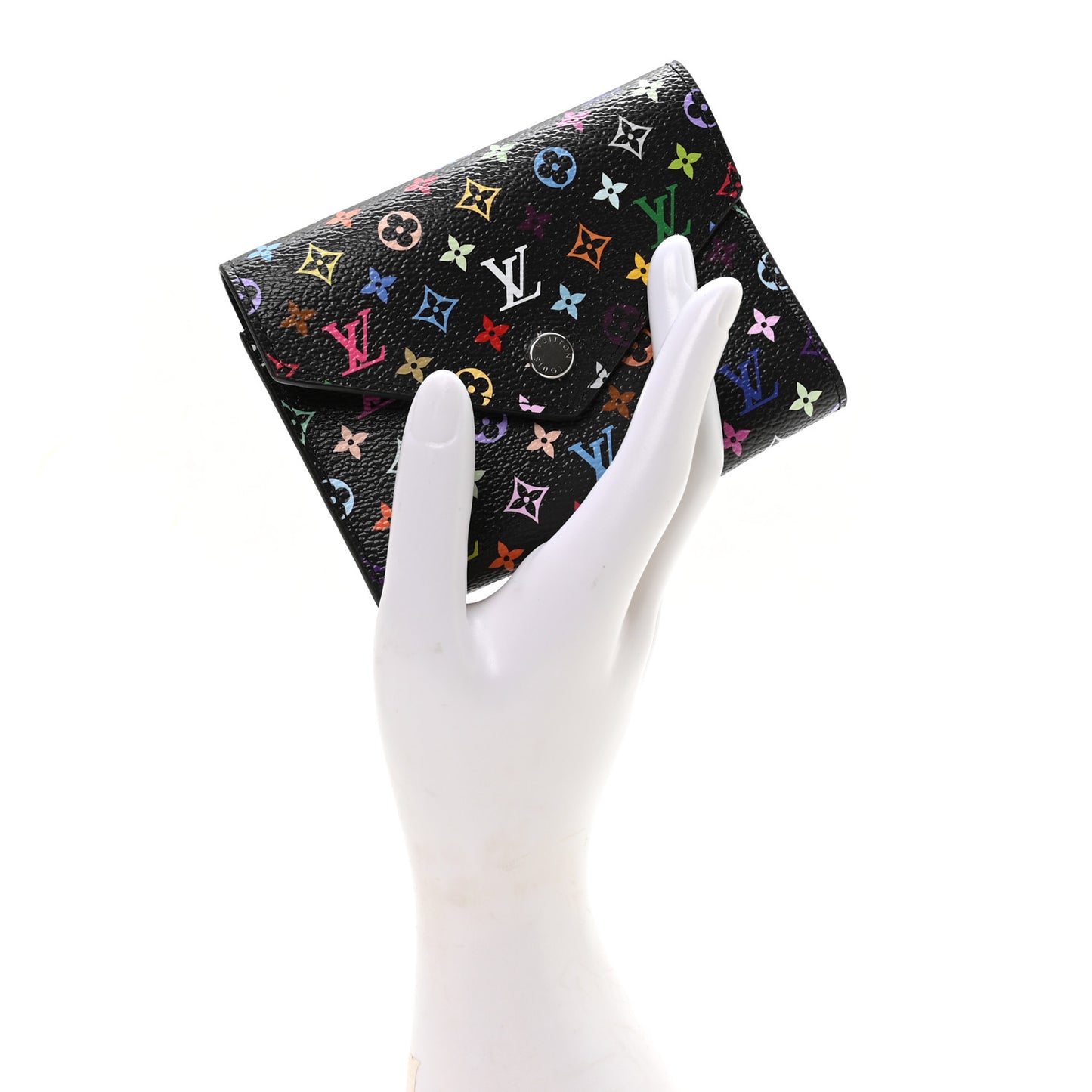 LV x TM Monogram Multicolor Victorine Wallet Black