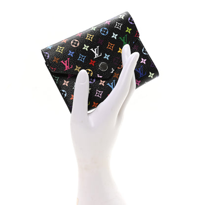 Louis Vuitton LV x TM Monogram Multicolor Victorine Wallet Black 2 of 7