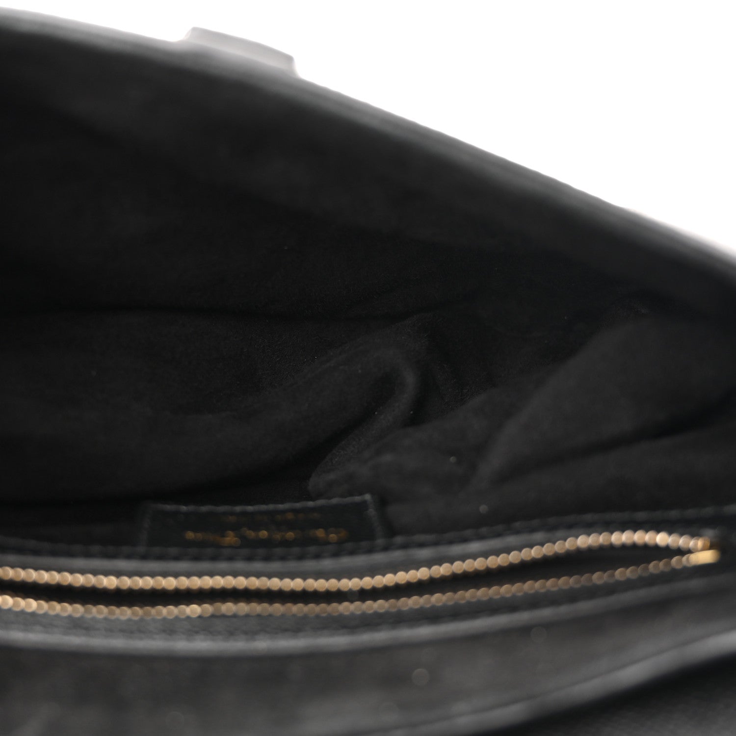 Christian Dior Grained Calfskin Saddle Bag Black 5 of 10