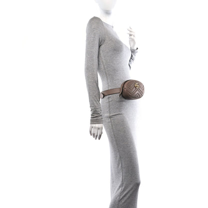 Gucci Calfskin Matelasse GG Marmont Belt Bag 95 38 Porcelain Rose 2 of 12