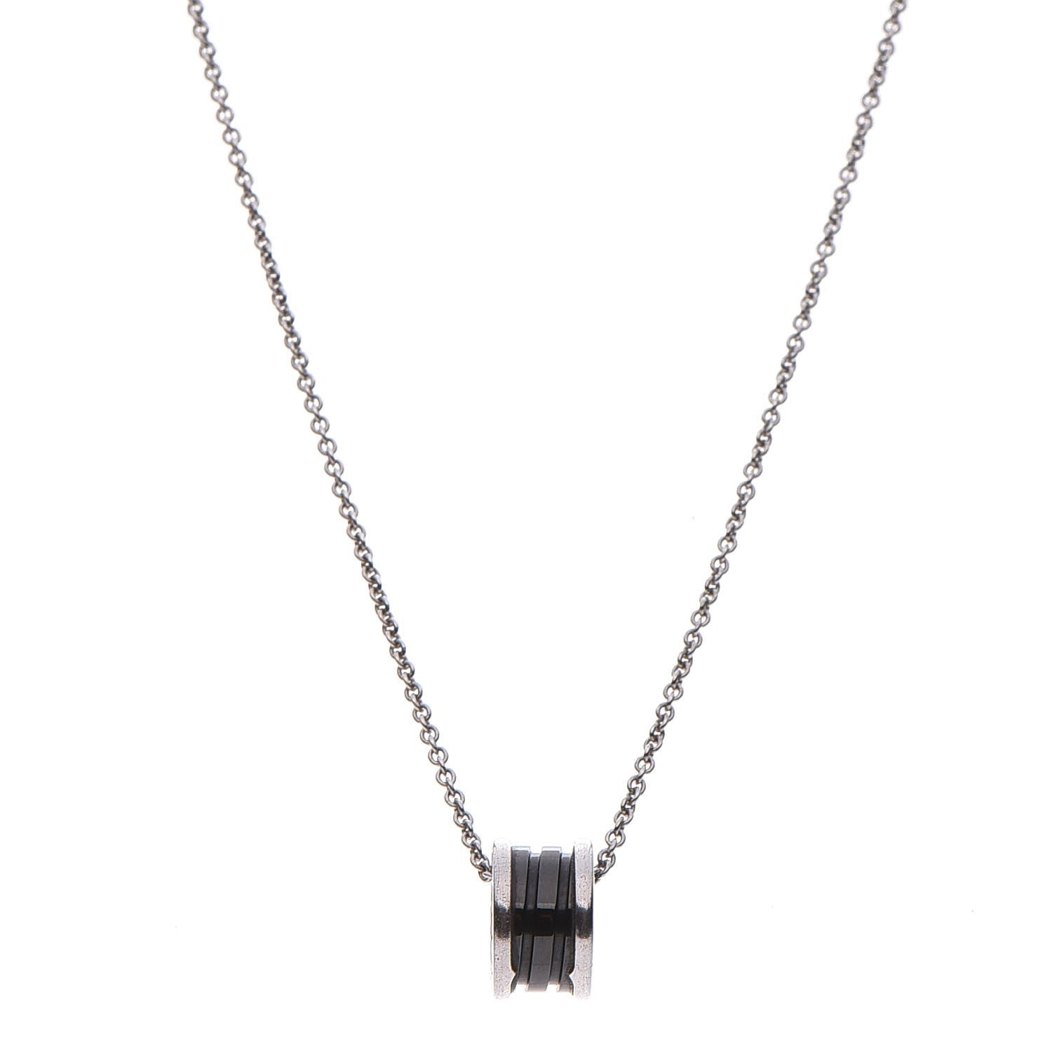 Bulgari Sterling Silver Ceramic Save The Children Pendant Necklace 3 of 11