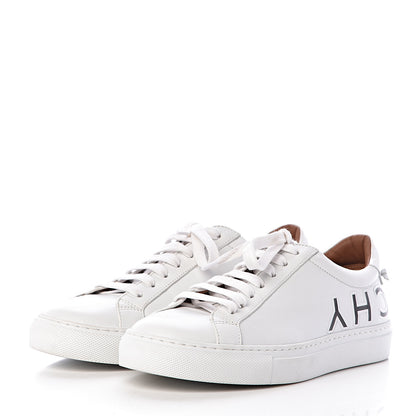 Givenchy Calfskin Reverse Logo Womens Urban Street Sneakers 37 White 3 of 10