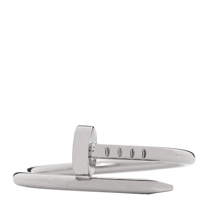 Cartier 18K White Gold Small Juste Un Clou Ring 56 7.5 1 of 6