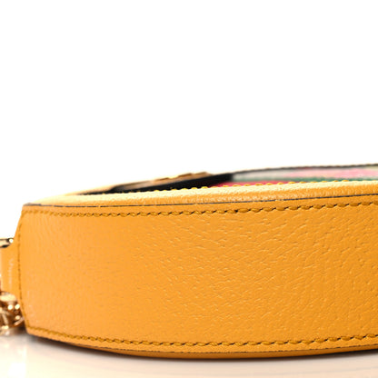 Gucci GG Supreme Monogram Flora Web Mini Ophidia Round Shoulder Bag Beige Multicolor Crop 9 of 11