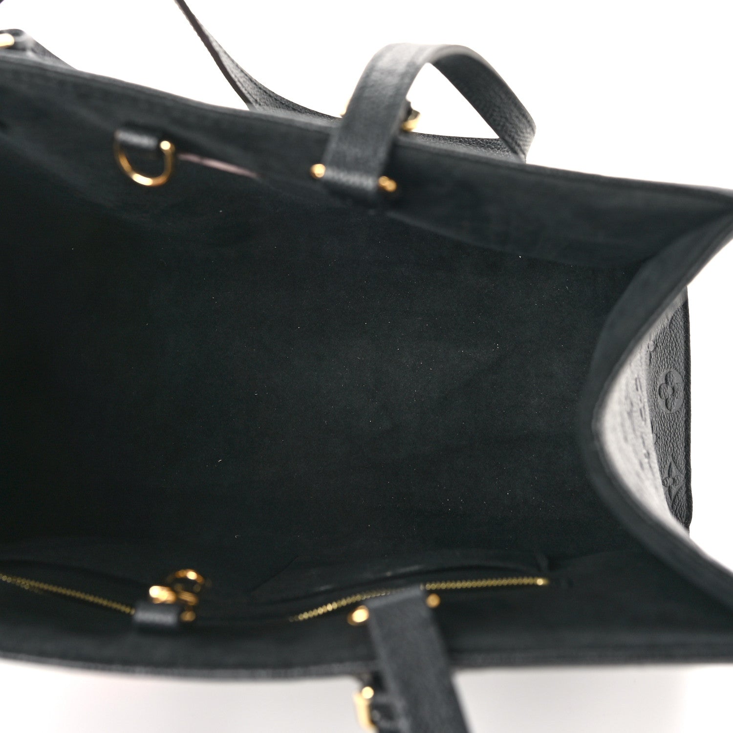 Louis Vuitton LV X YK Empreinte Inlaid Kusama Flowers Onthego MM Black 5 of 8
