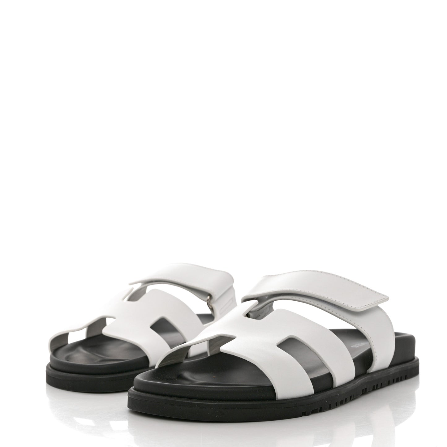 Calfskin Womens Chypre Sandals 39.5 White