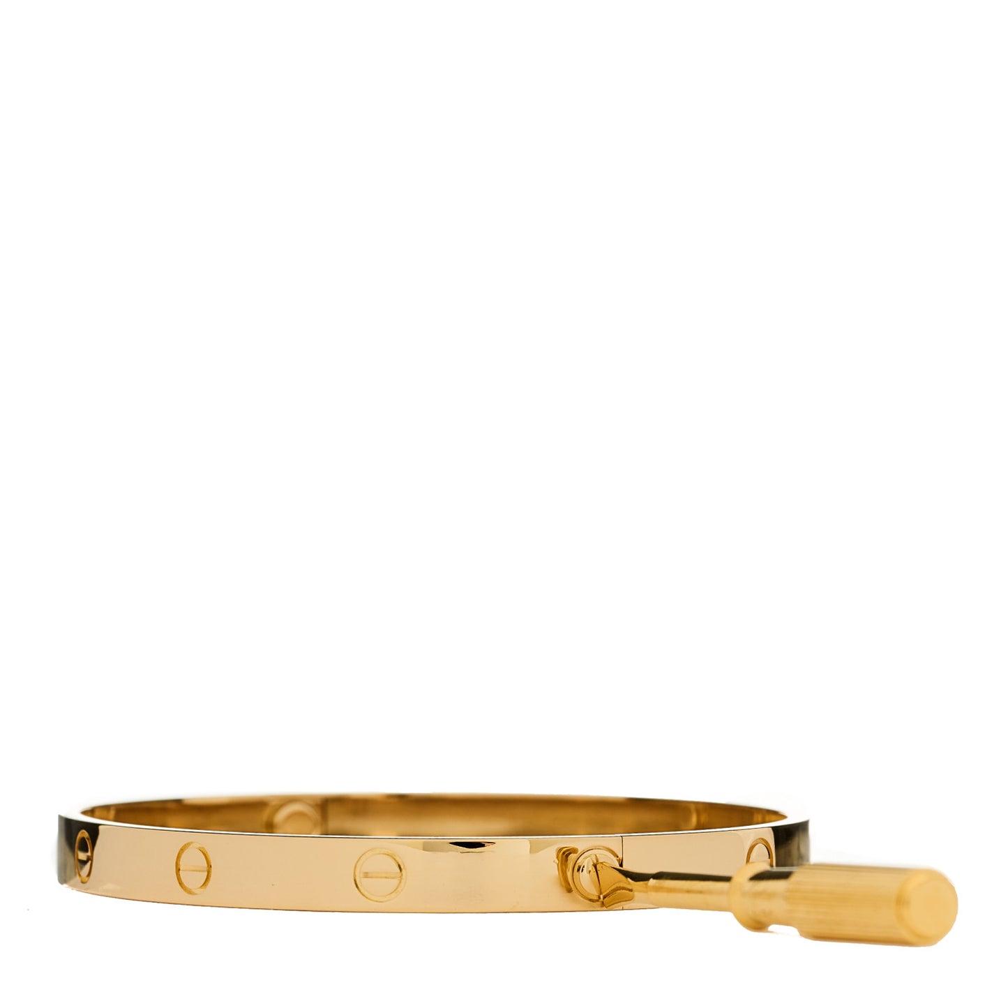 18K Yellow Gold LOVE Bracelet 21