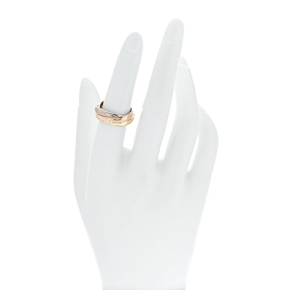 Cartier 18K Pink Yellow White Gold Classic Trinity Ring 53 6.25 2 of 5