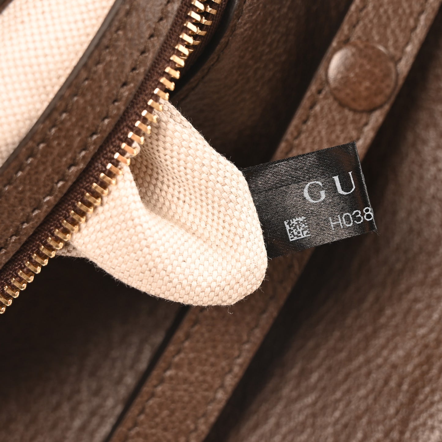 GG Supreme Monogram Textured Dollar Calfskin Blondie Chain Shoulder Flap Bag Beige Ebony New Acero
