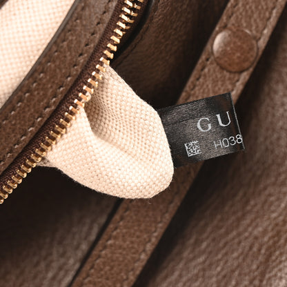 Gucci GG Supreme Monogram Textured Dollar Calfskin Blondie Chain Shoulder Flap Bag Beige Ebony New Acero 7 of 10