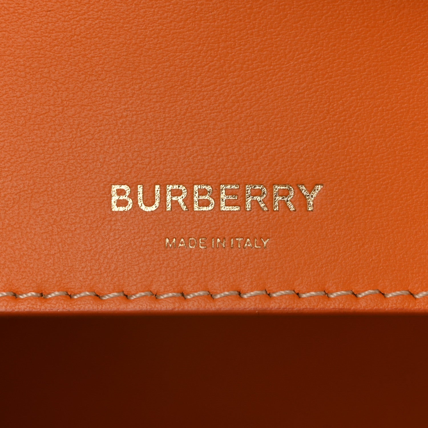 Burberry Cotton Canvas Small Logo Cube Bag Natural Tan 5 of 12