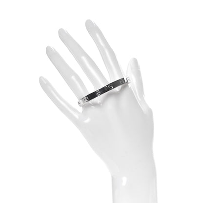 Cartier 18K White Gold LOVE Bracelet 16 2 of 6