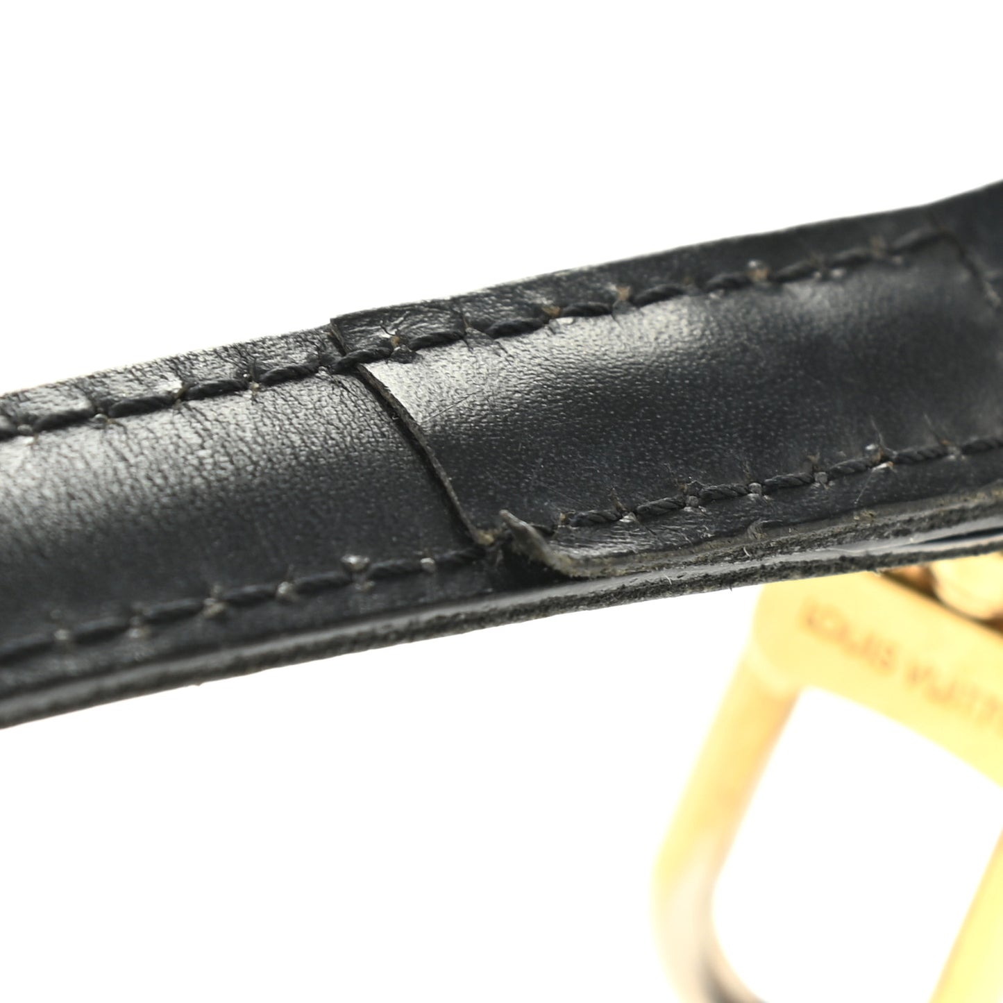 Calfskin 16mm Adjustable Shoulder Strap Black