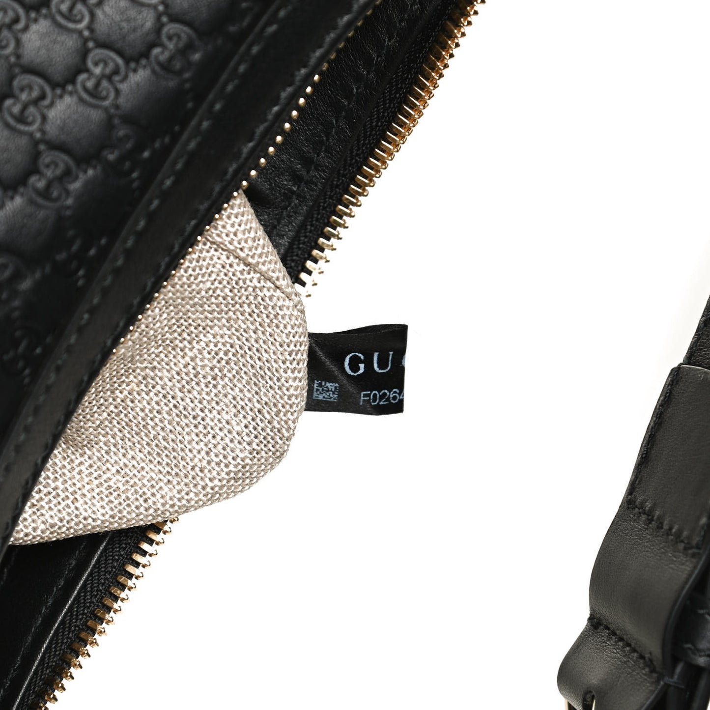 Microguccissima Shoulder Bag Black