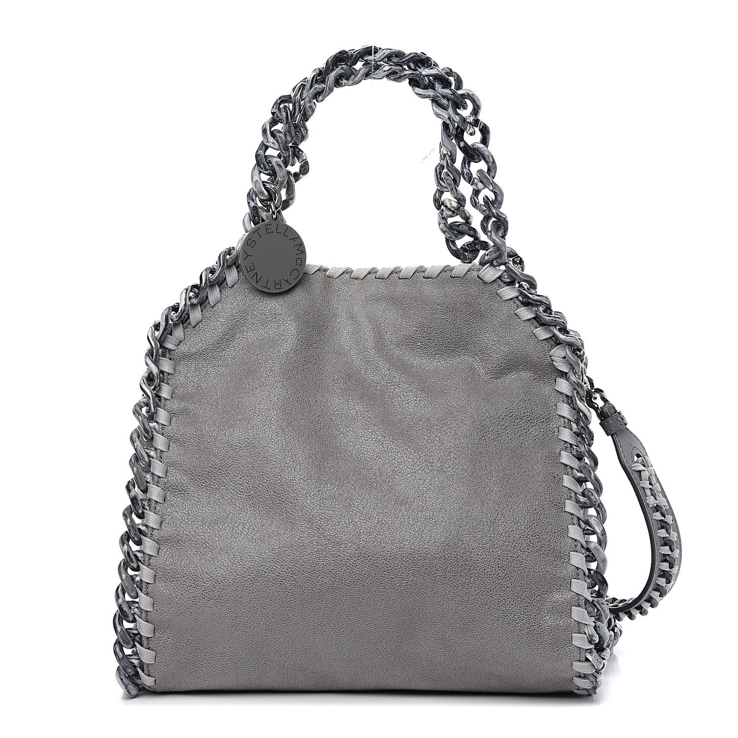 Stella McCartney Shaggy Deer Mini Candy Falabella Grey 1 of 9