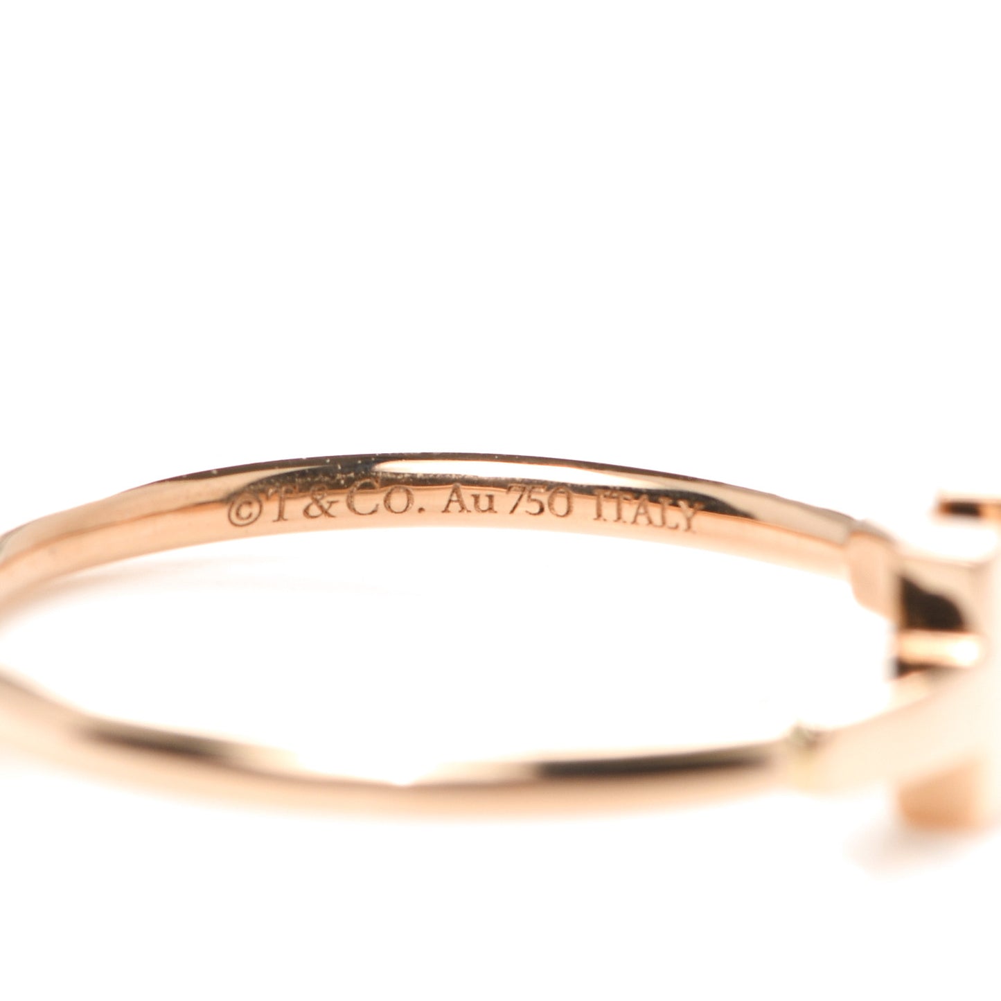 18K Yellow Gold T Wire Ring 61 9.25