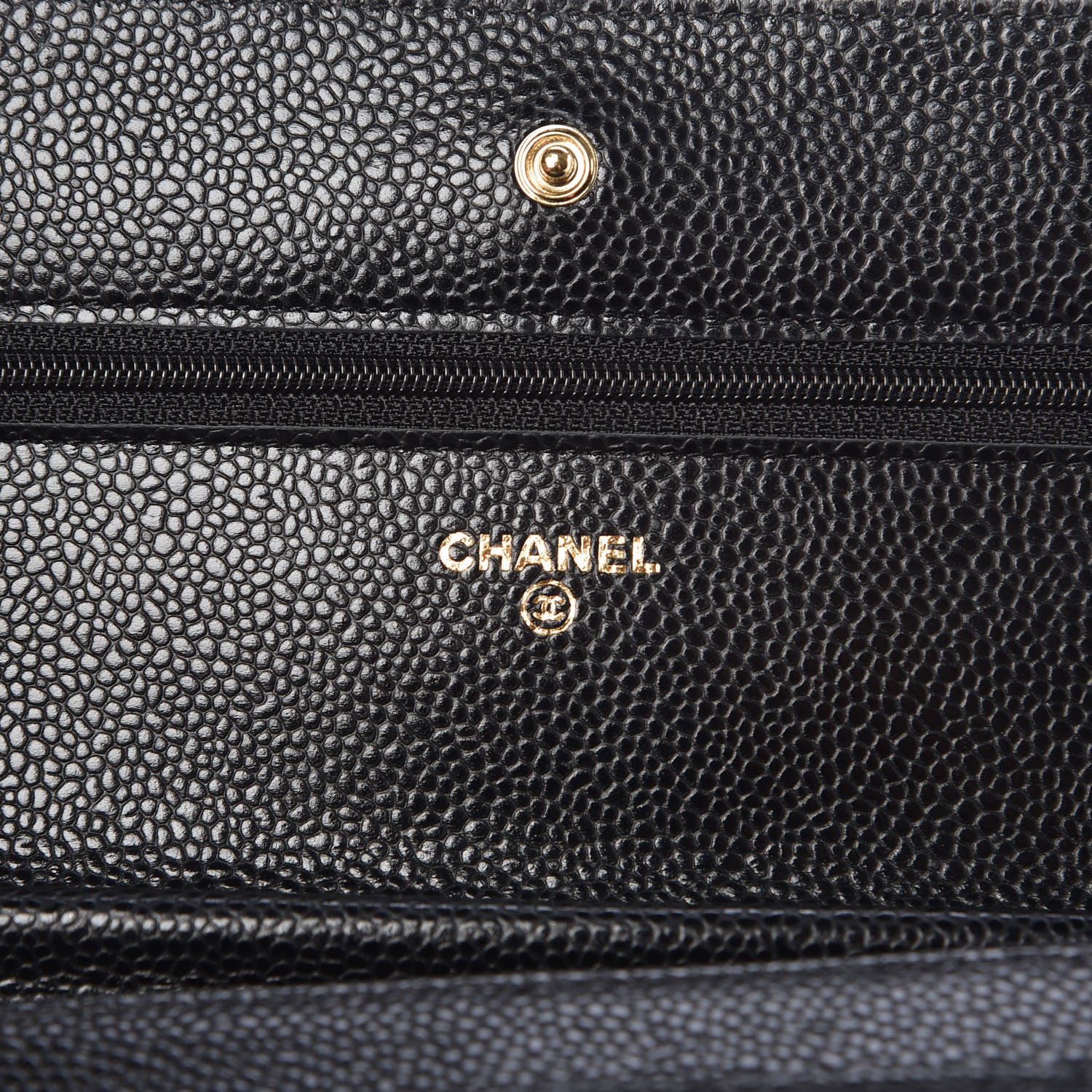 Chanel Caviar Quilted Wallet On Chain WOC Black 6 of 12